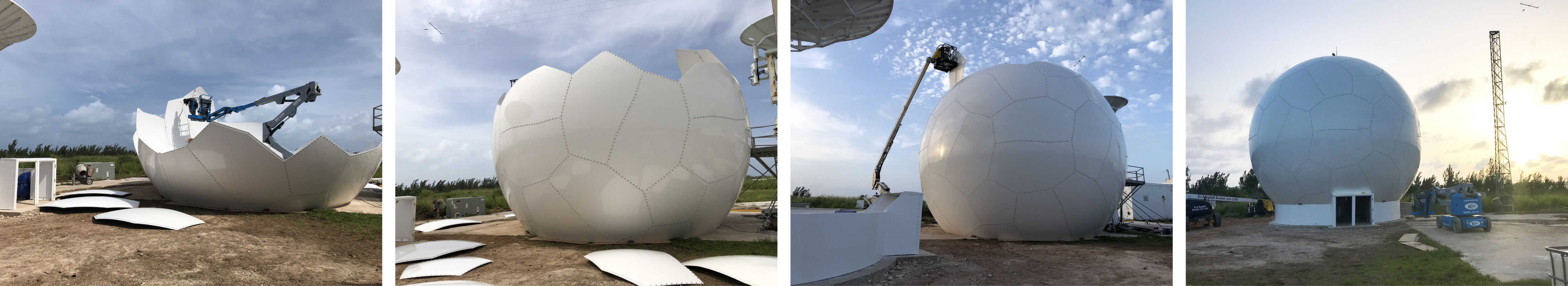 35ft Composite Radome Installation in Bermuda 2018